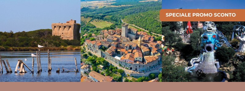 Oasi WWF Lago di Burano, Capalbio e il Giardino dei Tarocchi